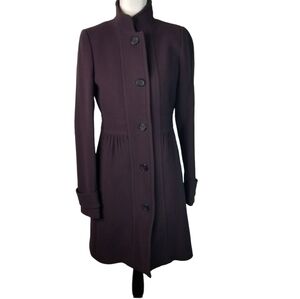 J Crew Lady Day Double Cloth Wool Coat 6 Tall